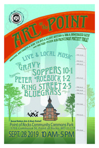 Art at the Point Poster
